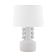 Mitzi Amalia Aged Brass 14.25W x 20.75H Table Lamp