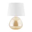 Mitzi Thea Aged Brass 16.25W x 22.75H Table Lamp