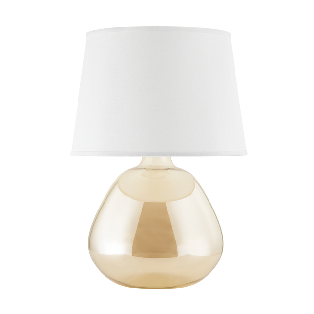 Mitzi Thea Aged Brass 16.25W x 22.75H Table Lamp
