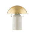 Mitzi Gaia Aged Brass 13.5W x 16.5H Table Lamp