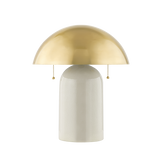 Mitzi Gaia Aged Brass 13.5W x 16.5H Table Lamp