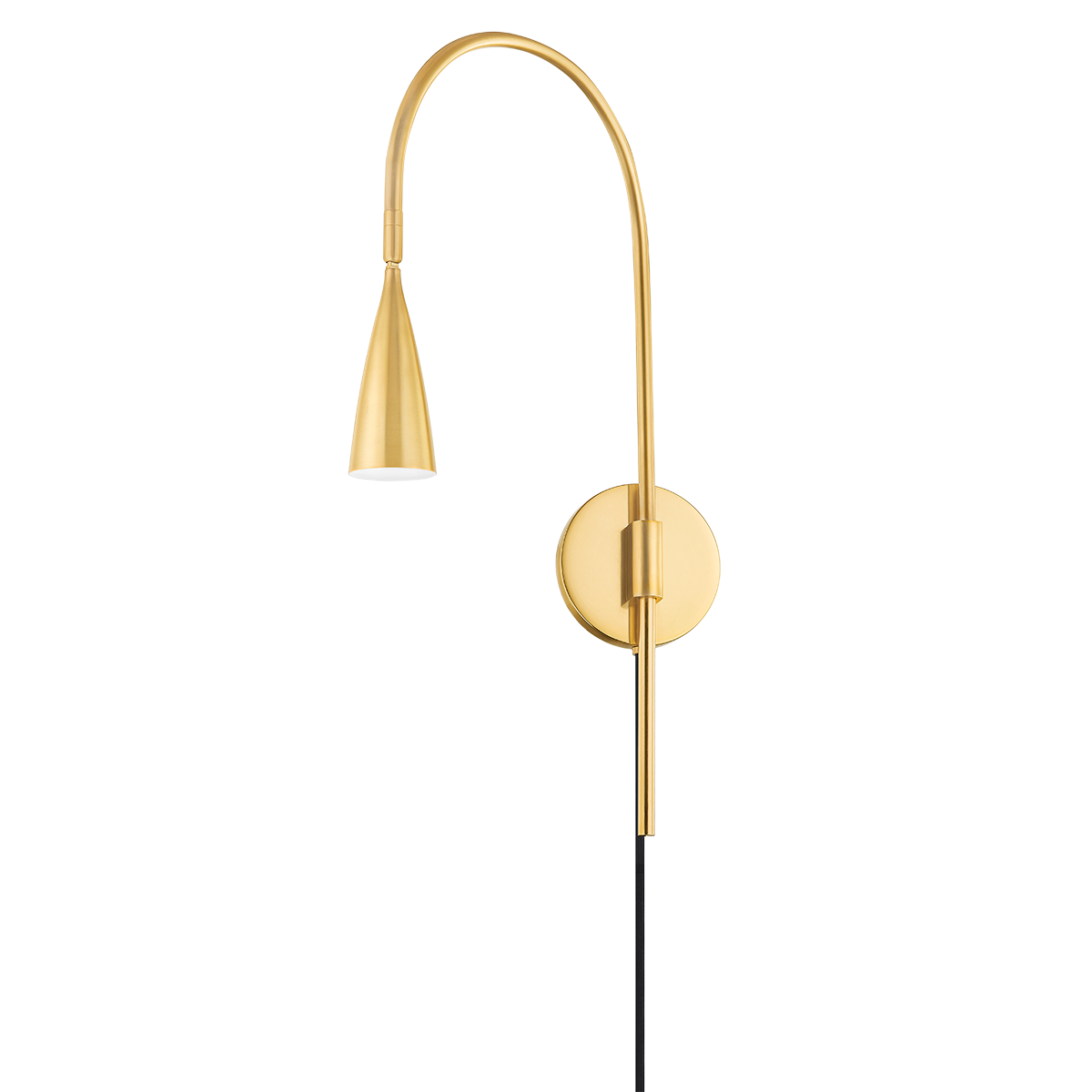 Mitzi JENICA Aged Brass 4.75W x 21.75H Wall Sconce