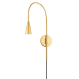 Mitzi JENICA Aged Brass 4.75W x 21.75H Wall Sconce