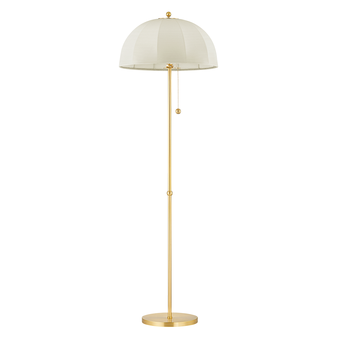 Mitzi MESHELLE Aged Brass 20.25W x 64.25H Floor Lamp