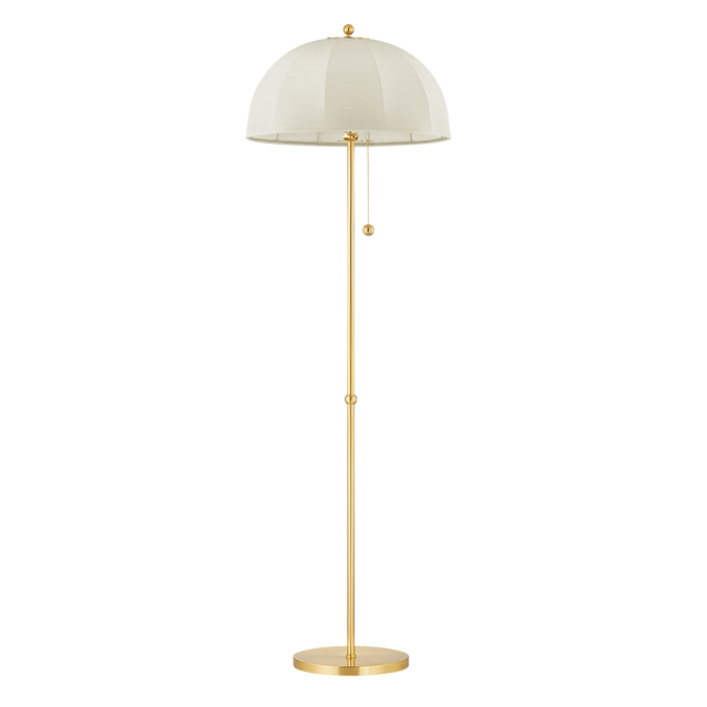 Mitzi MESHELLE Aged Brass 20.25W x 64.25H Floor Lamp