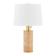 Mitzi CLARISSA Aged Brass 17W x 27.25H Table Lamp