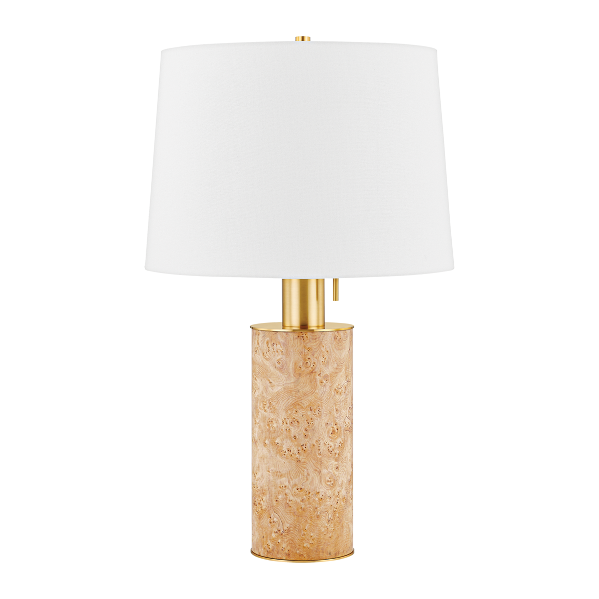 Mitzi CLARISSA Aged Brass 17W x 27.25H Table Lamp