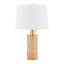 Mitzi CLARISSA Aged Brass 17W x 27.25H Table Lamp