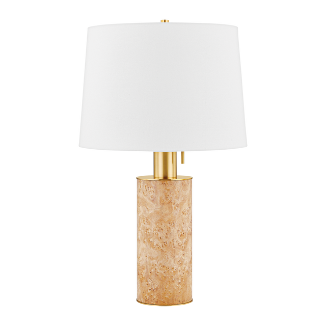 Mitzi CLARISSA Aged Brass 17W x 27.25H Table Lamp