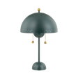 Mitzi Jojo Aged Brass/Soft Studio Green 15W x 25H Table Lamp
