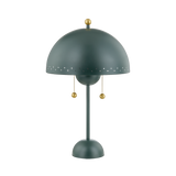 Mitzi Jojo Aged Brass/Soft Studio Green 15W x 25H Table Lamp