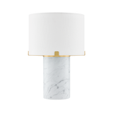 Mitzi RUMI AGED BRASS 10.75W x 16H Table Lamp