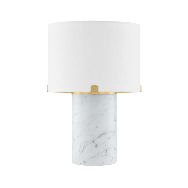 Mitzi RUMI AGED BRASS 10.75W x 16H Table Lamp