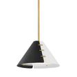 Hudson Valley Lighting Split Aged Brass 14.5W x 14.5L x 14.5H Pendant