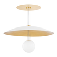 Hudson Valley Lighting Brim SOFT WHITE/GOLD LEAF 36W x 36L x 18.25H Chandelier