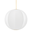 Hudson Valley Lighting Jupiter Aged Brass 28W x 28L x 24.75H Pendant
