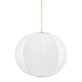 Hudson Valley Lighting Jupiter Aged Brass 19.75W x 19.75L x 17H Pendant