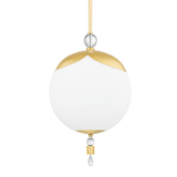Hudson Valley Lighting Perla Aged Brass 16W x 16L x 18.75H Pendant