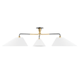 Hudson Valley Lighting Duo Aged Old Bronze 72W x 72L x 17.5H Semi-Flush Mount