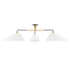 Hudson Valley Lighting Duo Aged Old Bronze 72W x 72L x 17.5H Semi-Flush Mount