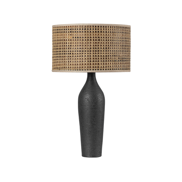 Hudson Valley Lighting WINGDALE AGED BRASS/CERAMIC BLACK ASH 17W x 17L x 29H Table Lamp