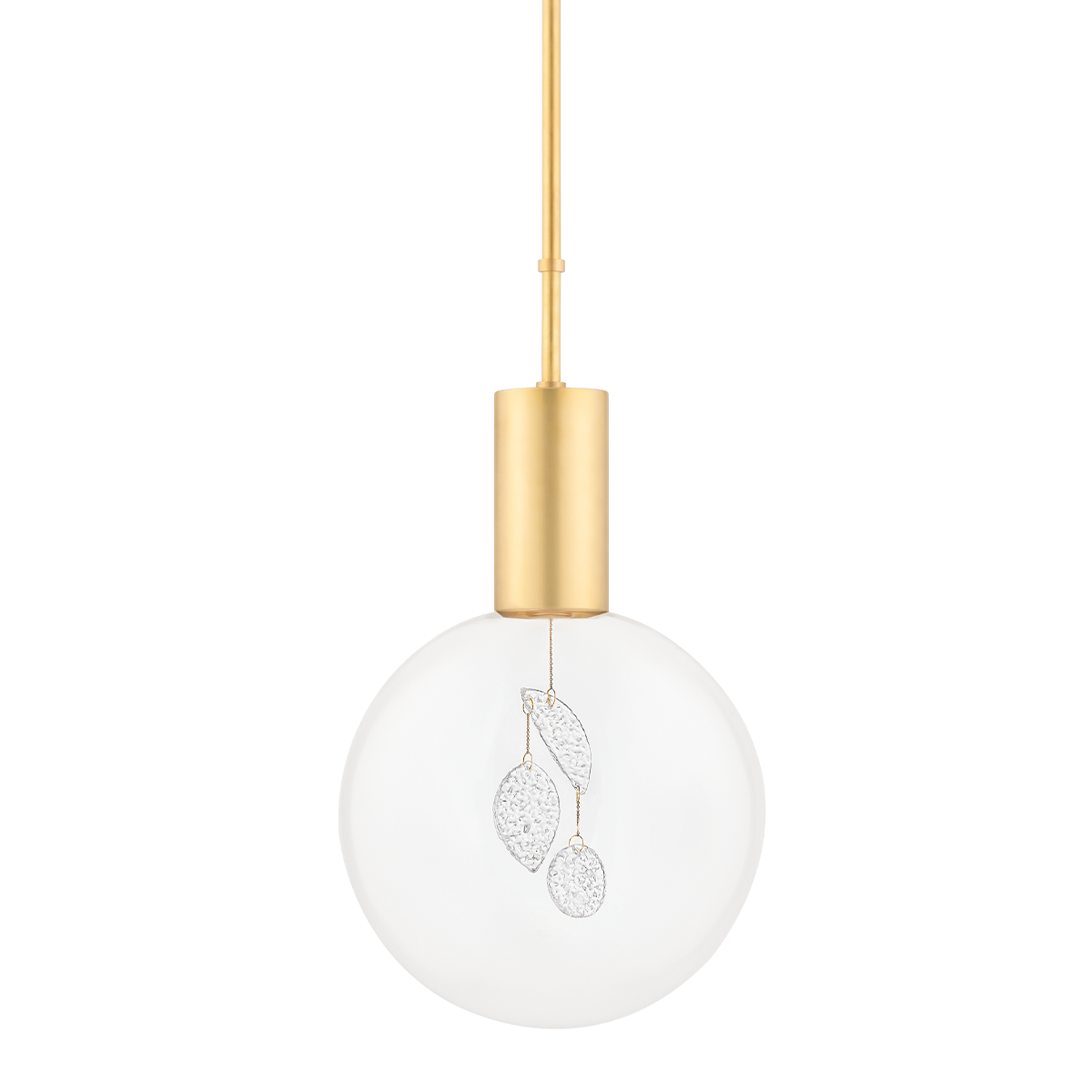 Hudson Valley Lighting Gio Aged Brass 11W x 11L x 11H Pendant