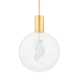 Hudson Valley Lighting Gio Aged Brass 16W x 16L x 11H Pendant
