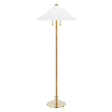 Hudson Valley Lighting Flare Aged Brass 24W x 24L x 62.25H Floor Lamp