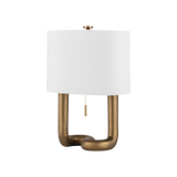 Hudson Valley Lighting Armonk Aged Brass 10.25W x 16.25L x 22.75H Table Lamp