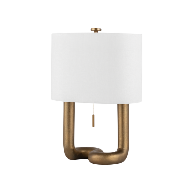 Hudson Valley Lighting Armonk Aged Brass 10.25W x 16.25L x 22.75H Table Lamp