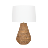 Hudson Valley Lighting EASTBRIDGE VINTAGE GOLD LEAF 18W x 18L x 29H Table Lamp