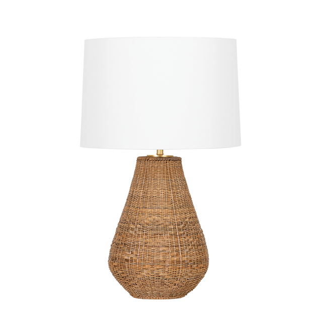 Hudson Valley Lighting EASTBRIDGE VINTAGE GOLD LEAF 18W x 18L x 29H Table Lamp