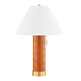 Hudson Valley Lighting NORWALK Aged Brass 19.25W x 19.25L x 28.5H Table Lamp