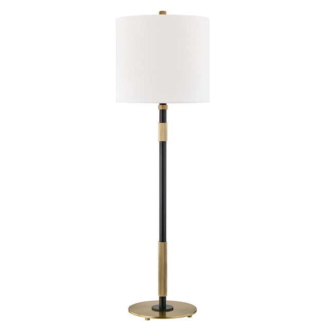 Hudson Valley Lighting Bowery Aged Old Bronze 10W x 10L x 32.75H Table Lamp