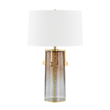 Hudson Valley Lighting WILDWOOD AGED BRASS 18W x 18L x 29.5H Table Lamp