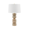 Hudson Valley Lighting GALEVILLE AGED BRASS 16.5W x 16.5L x 28.75H Table Lamp