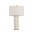 Hudson Valley Lighting CRESTWOOD AGED BRASS/CERAMIC FLUTED IVORY 19W x 19L x 31.25H Table Lamp