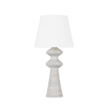 Hudson Valley Lighting STEINWAY AGED BRASS/CERAMIC SNOWBANK 18.5W x 18.5L x 37H Table Lamp