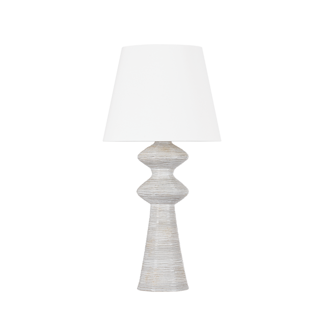 Hudson Valley Lighting STEINWAY AGED BRASS/CERAMIC SNOWBANK 18.5W x 18.5L x 37H Table Lamp