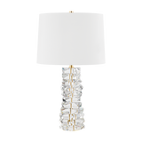 Hudson Valley Lighting BELLARIE Aged Brass 16.5W x 16.5L x 28.5H Table Lamp