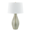 Hudson Valley Lighting GALLOWAY AGED BRASS/CERAMIC COASTAL GREEN 18W x 18L x 30.75H Table Lamp