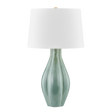 Hudson Valley Lighting GALLOWAY AGED BRASS/CERAMIC MOSS IVORY 18W x 18L x 30.75H Table Lamp