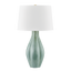 Hudson Valley Lighting GALLOWAY AGED BRASS/CERAMIC MOSS IVORY 18W x 18L x 30.75H Table Lamp