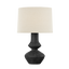 Hudson Valley Lighting ANCRAM Vintage Gold Leaf/ Ceramic Totem Black 17.5W x 17.5L x 27.5H Table Lamp