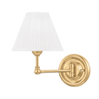 Hudson Valley Lighting Classic No.1 Aged Brass 7.5W x 7.5L x 10.5H Wall Sconce