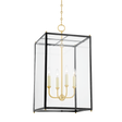 Hudson Valley Lighting Chaselton Aged Brass/darkest Blue 15W x 15L x 28.25H Candleholder