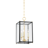 Hudson Valley Lighting Chaselton Aged Brass/darkest Blue 10W x 10L x 19.5H Candleholder