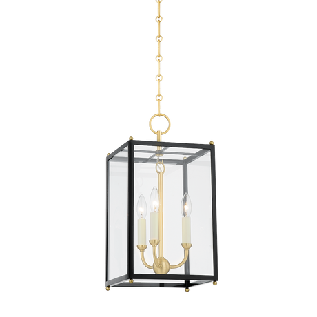 Hudson Valley Lighting Chaselton Aged Brass/darkest Blue 10W x 10L x 19.5H Candleholder