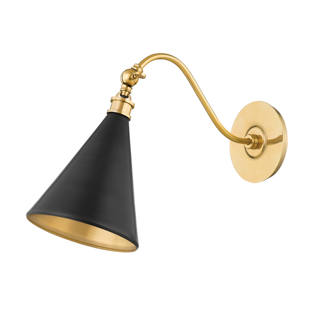 Hudson Valley Lighting Osterley Aged/antique Distressed Bronze 6.5W x 6.5L x 11H Wall Sconce