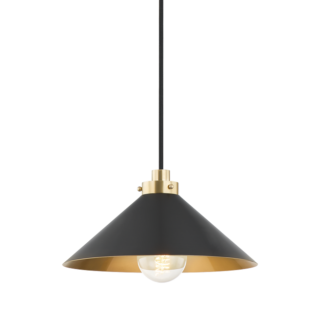 Hudson Valley Lighting Clivedon AGED BRASS/DISTRESSED BRONZE 12W x 12L x 6.5H Pendant
